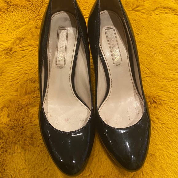 Prada semi round toe heels size 36 used condition - Picture 3 of 16